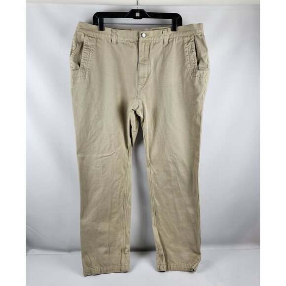 Mountain Khakis Pants Mens 42x33 Original Mountain Broadway Fit Tan Khaki - Picture 1 of 10